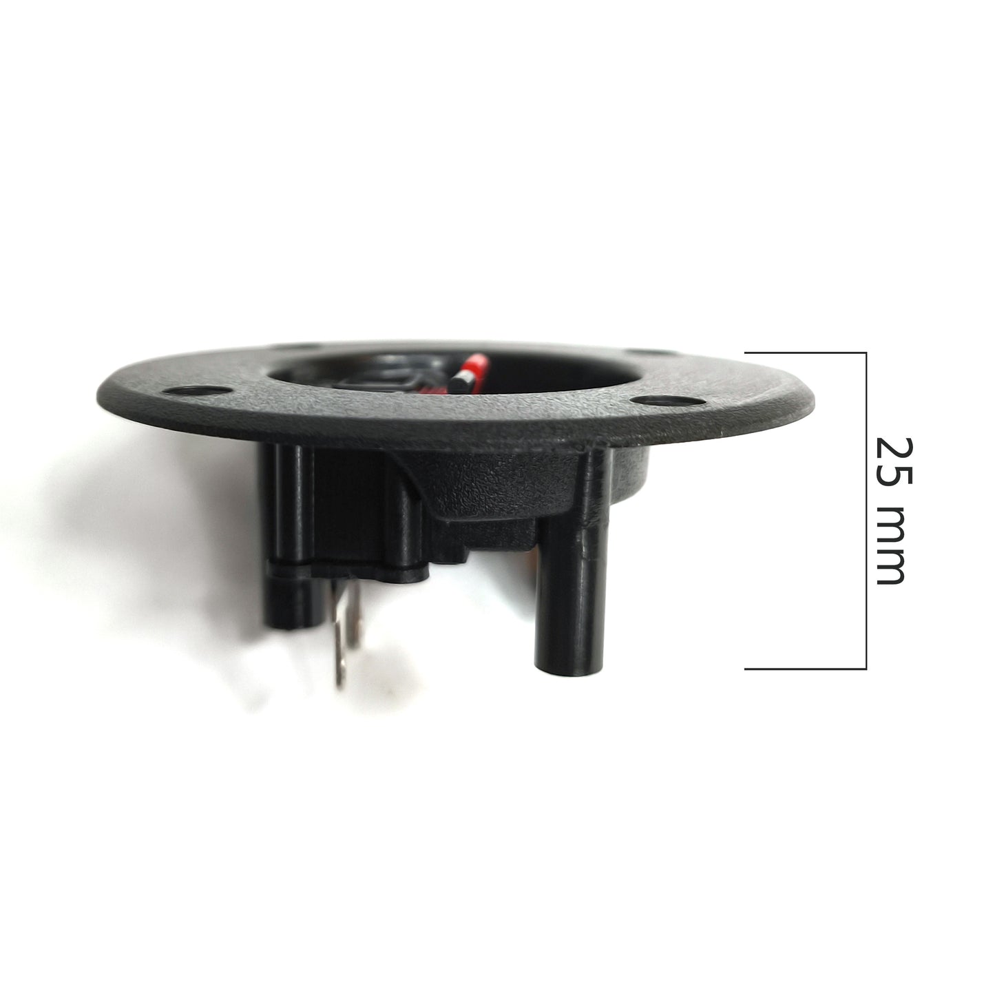 Lautsprecher Anschluss Terminal mit einen Einbautiefe von 25 mm