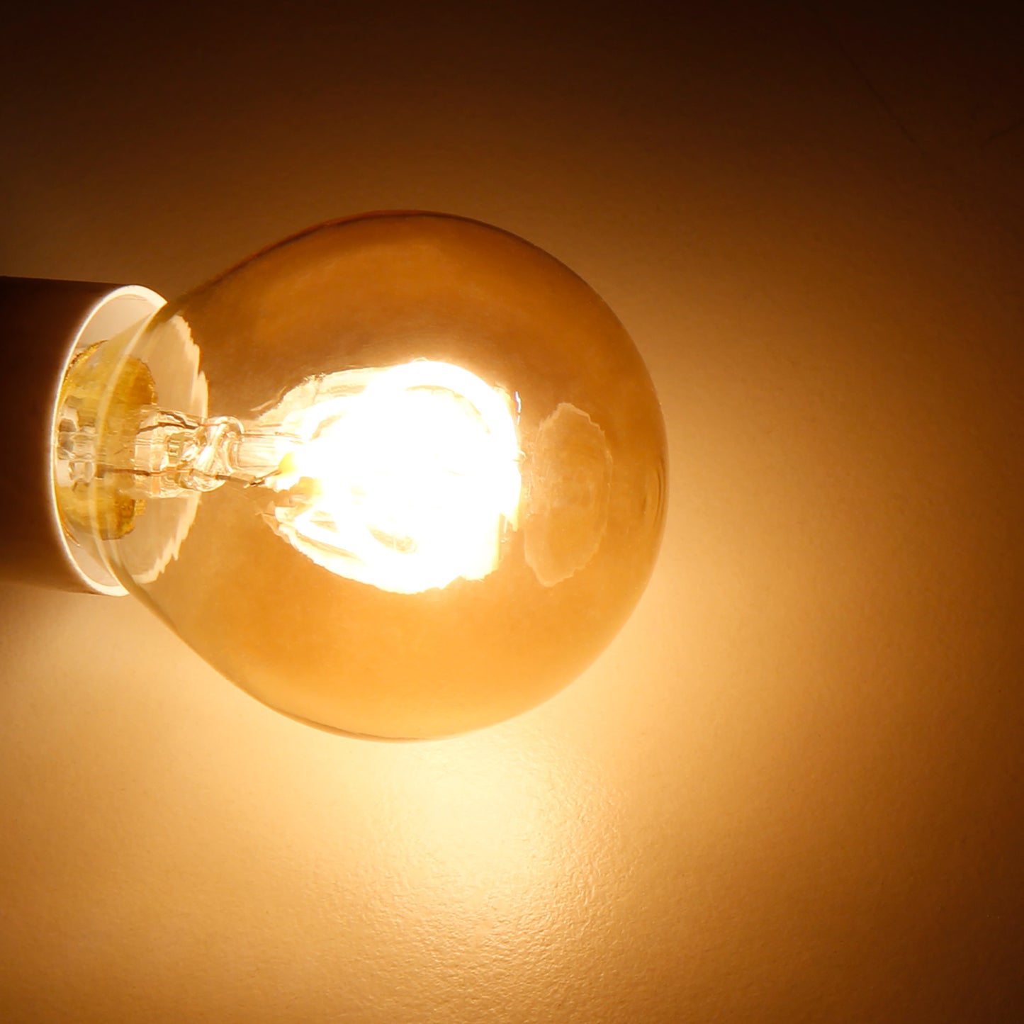 5x Retro LED Filament Glühbirne E14 2W Vintage Lampe Gold Glas Warmweiß 150lm