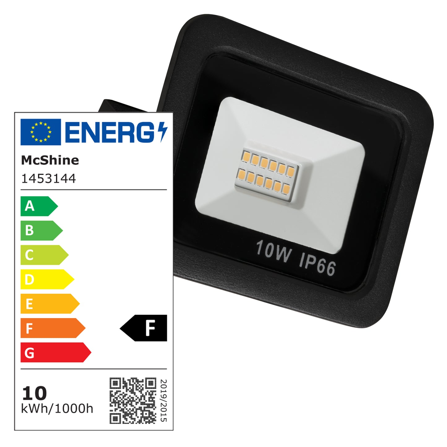 Außenstrahler LED 10W Flach 3000-4000K Flutlichtstrahler 850l IP66 Fluter Licht