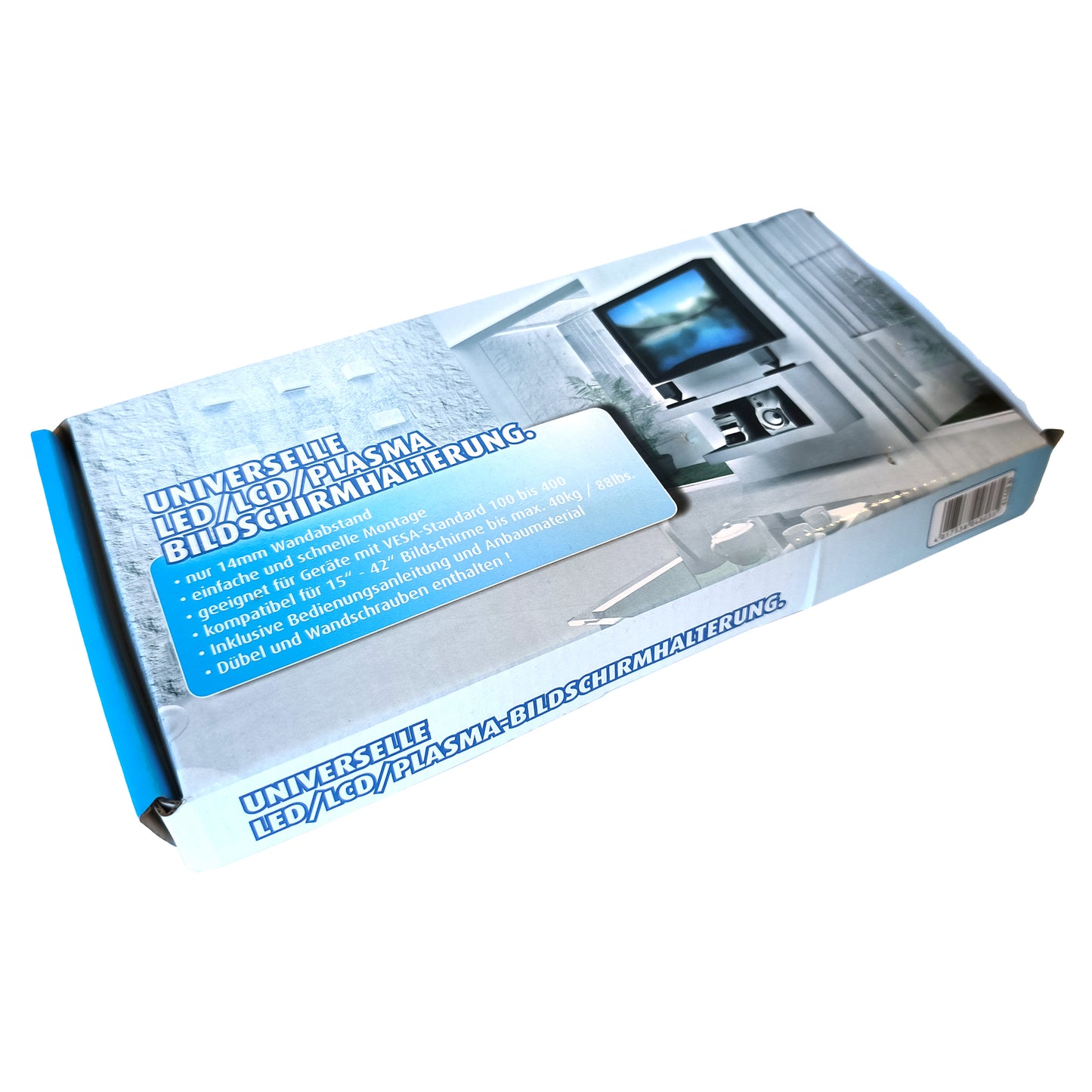 Wandhalterung Superflach TV LED OLED Plasma LCD 15-42 Zoll VESA Schwarz Monitor