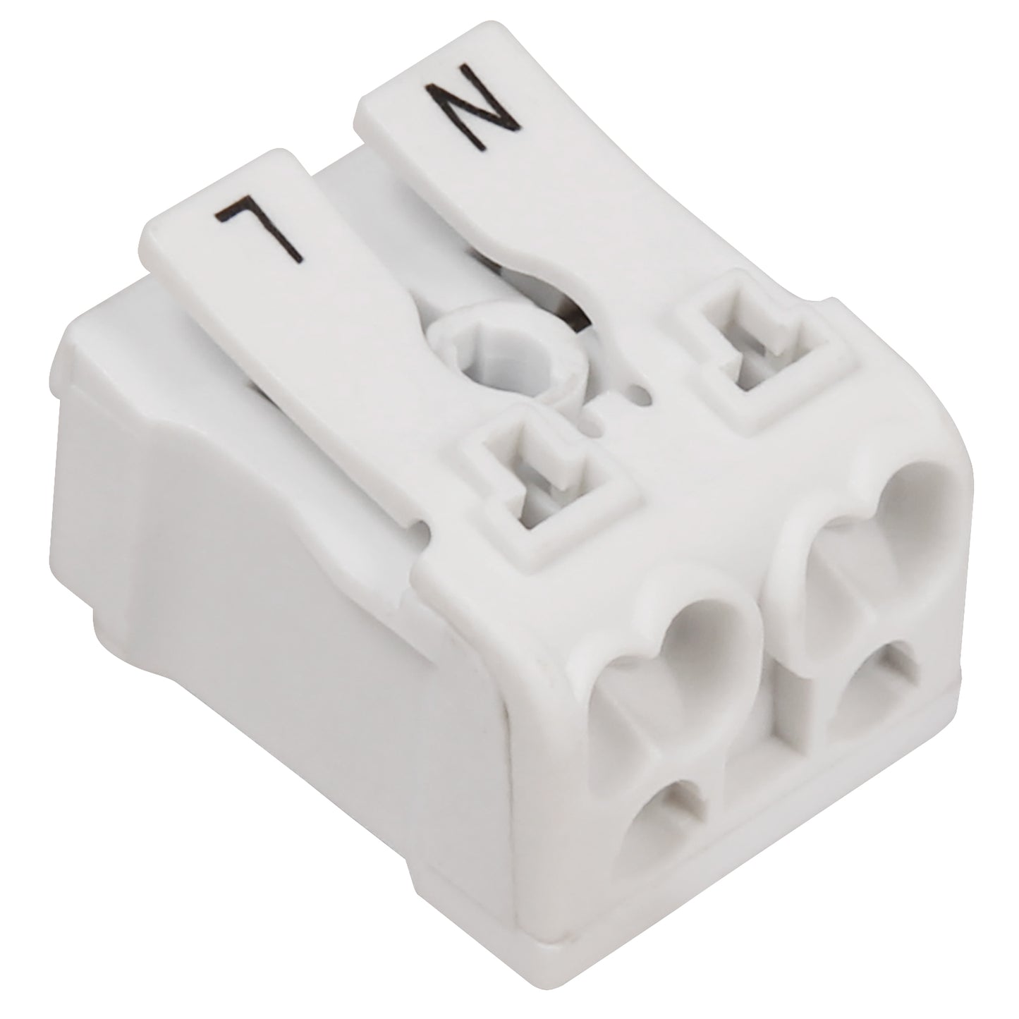 20x Lüsterklemmen 2-Polig Hebel 16A Verbindungklemme Hebelklemme Kabelklemme