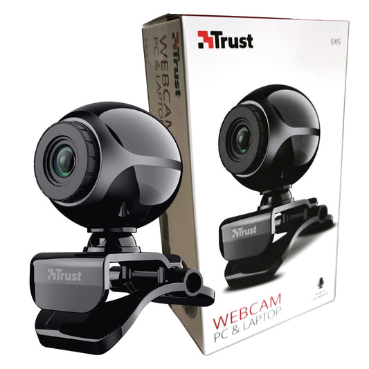 Trust Exis Webcam mit Verpackung
