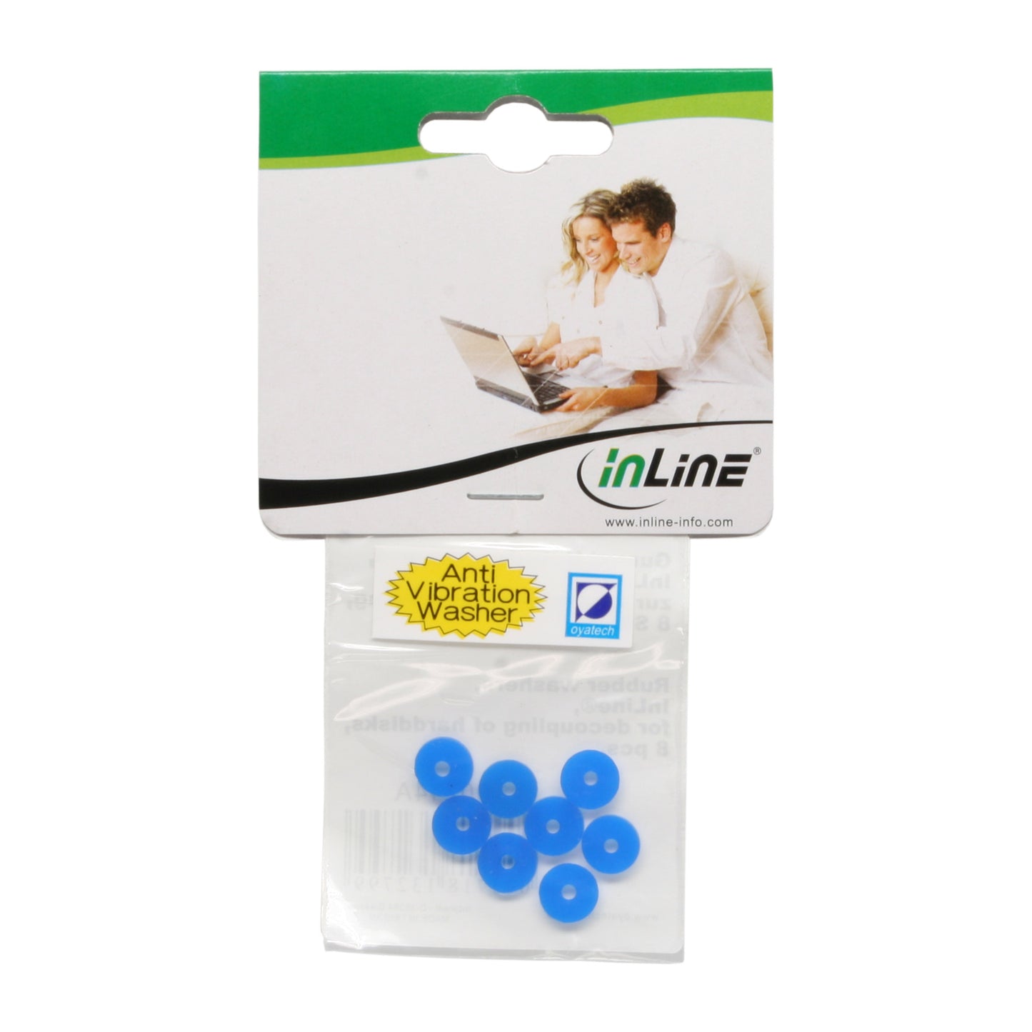 Festplatten Entkoppler 8 Scheiben in Blisterverpackung