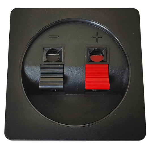 Lautsprecher Anschluss Terminal Eckig Klippfix Boxen Klemmleiste Löten Schwarz