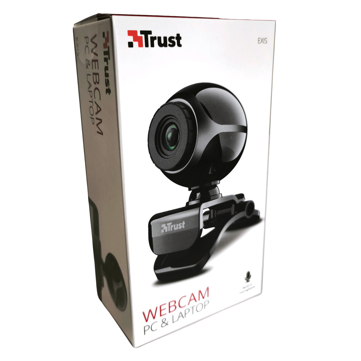 Verpackung der Trust Exis Webcam mit Mikrofon