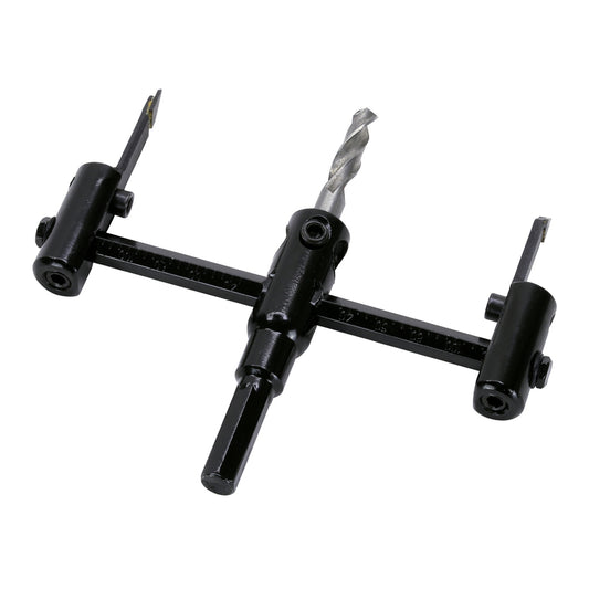 Kreisschneider 30-120mm Bohraufsatz Verstellbarer Lochschneider Säge Holz Gips