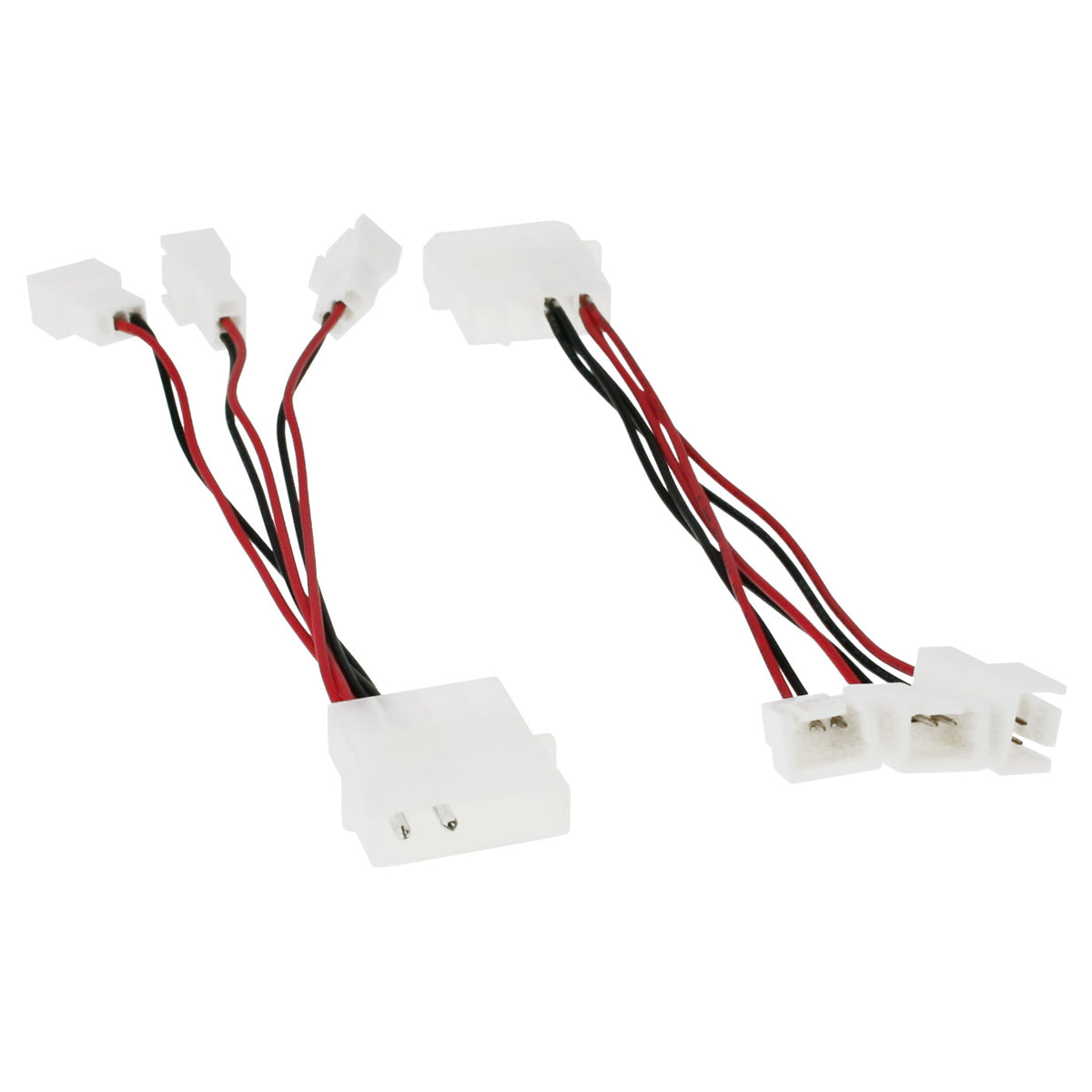 Lüfter Adapterkabel von beiden Seiten abgebildet