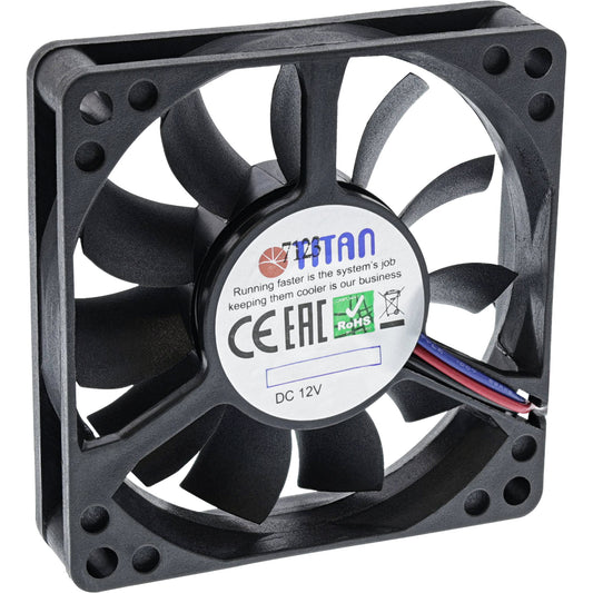Titan Lüfter 80mm von der Rückseite