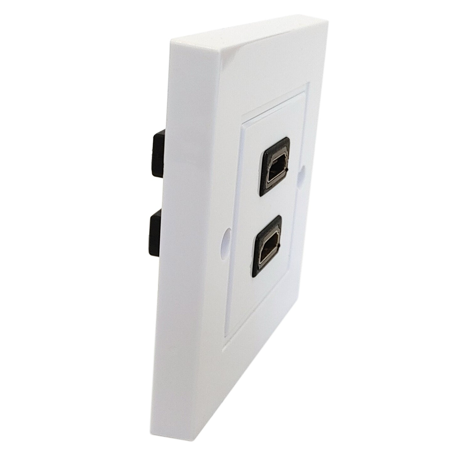 HDMI Wanddose 2-Port Einbaudose Weiß UP Anschlussdose HDMI Buchse 4K UHD FULL HD