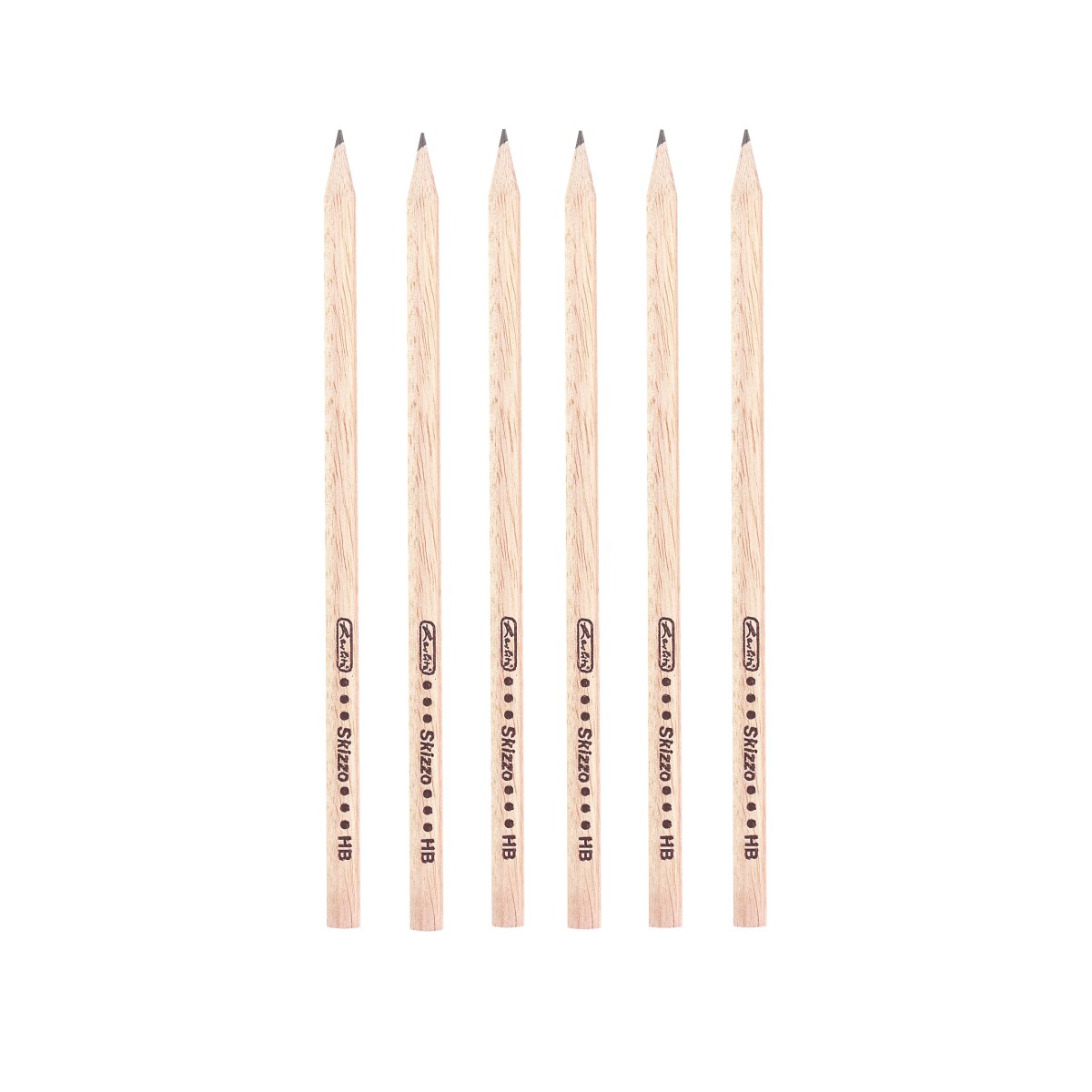 Bleistifte Herlitz Scolair Skizzo H, HB, B, 2B bruchsichere Graphitmine