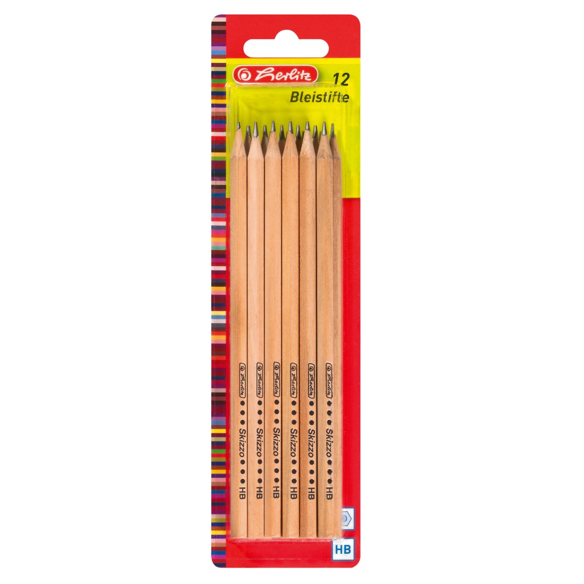 Bleistifte Herlitz Scolair Skizzo H, HB, B, 2B bruchsichere Graphitmine