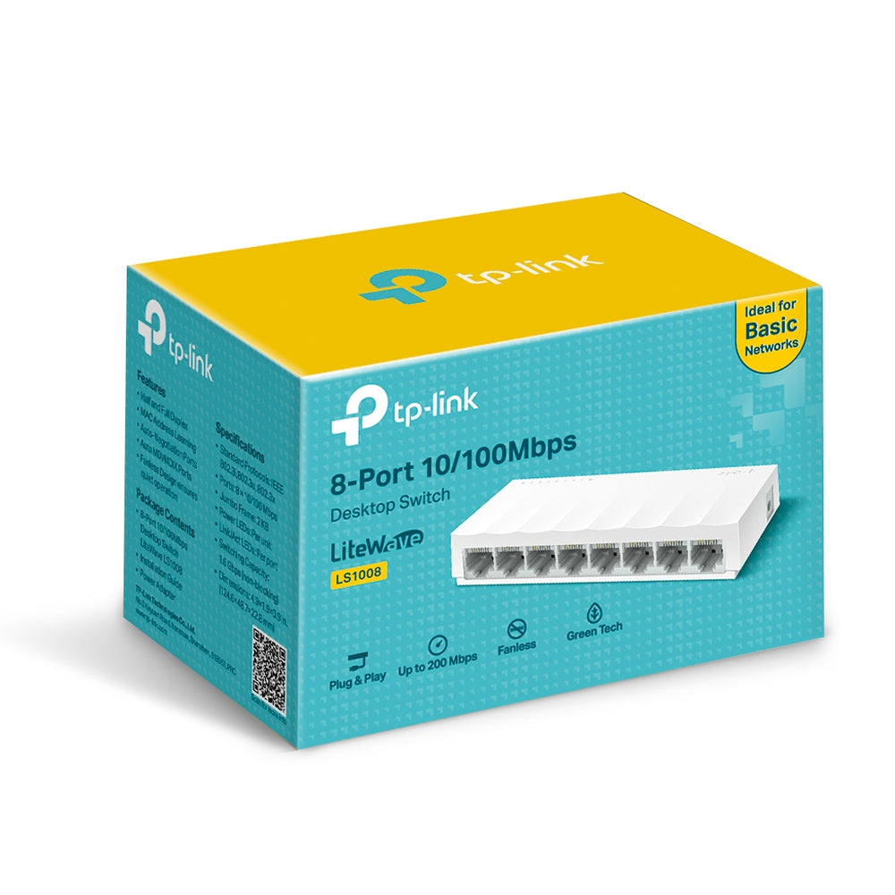 Desktop Switch TP-Link 8-Port 5-Port 10/100 Netzwerk LAN Ethernet Verteiler Hub