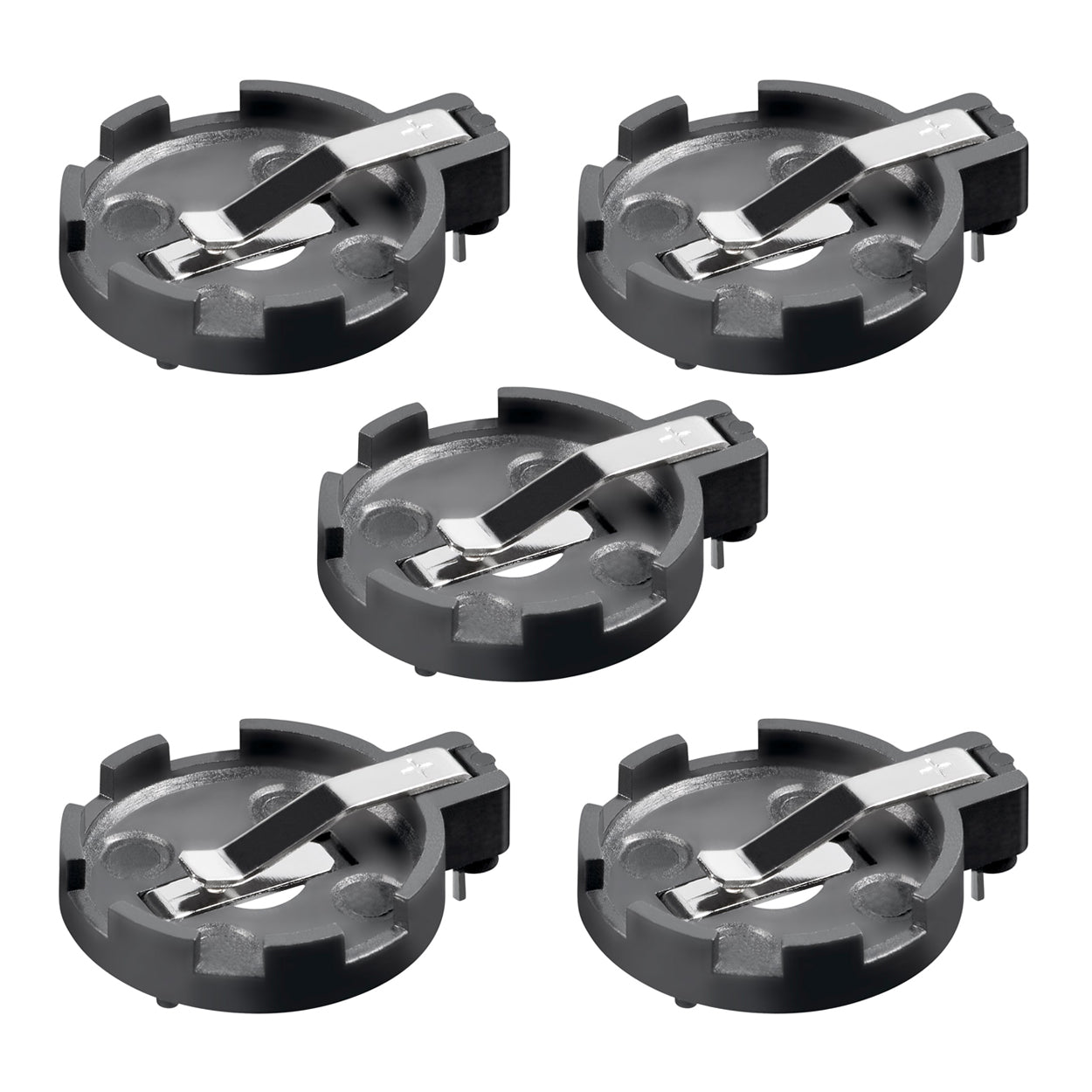 1-10x Knopfzellenhalter horizontal CR2012-CR2032 Batterieanschluss Halterung