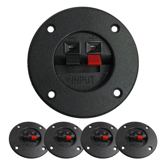 4 Stück vom Lautsprecher Anschluss Terminal rund