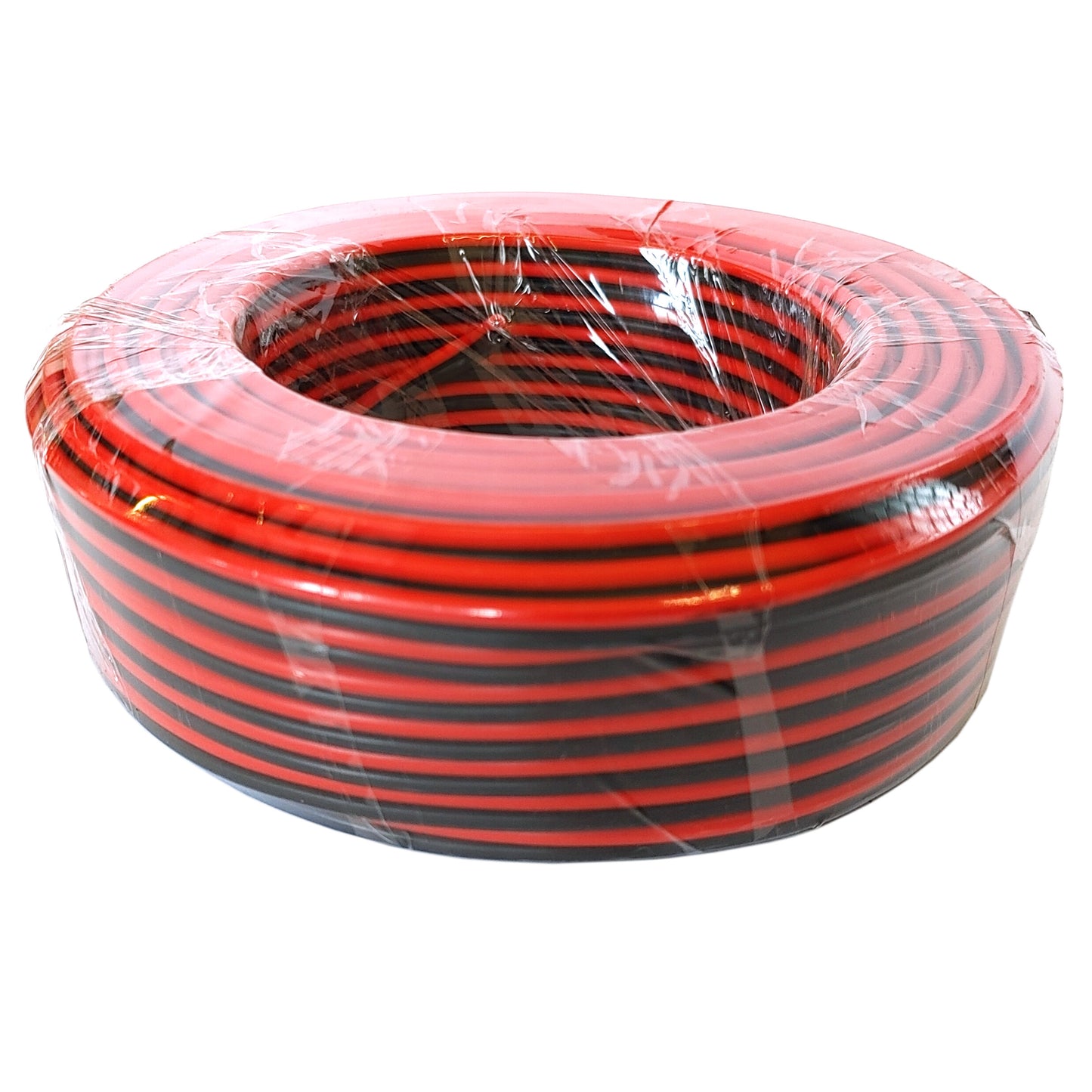 Lautsprecherkabel 50m rot/schwarz 0,75mm² Kupfer Audiokabel Boxenkabel Litze KFZ