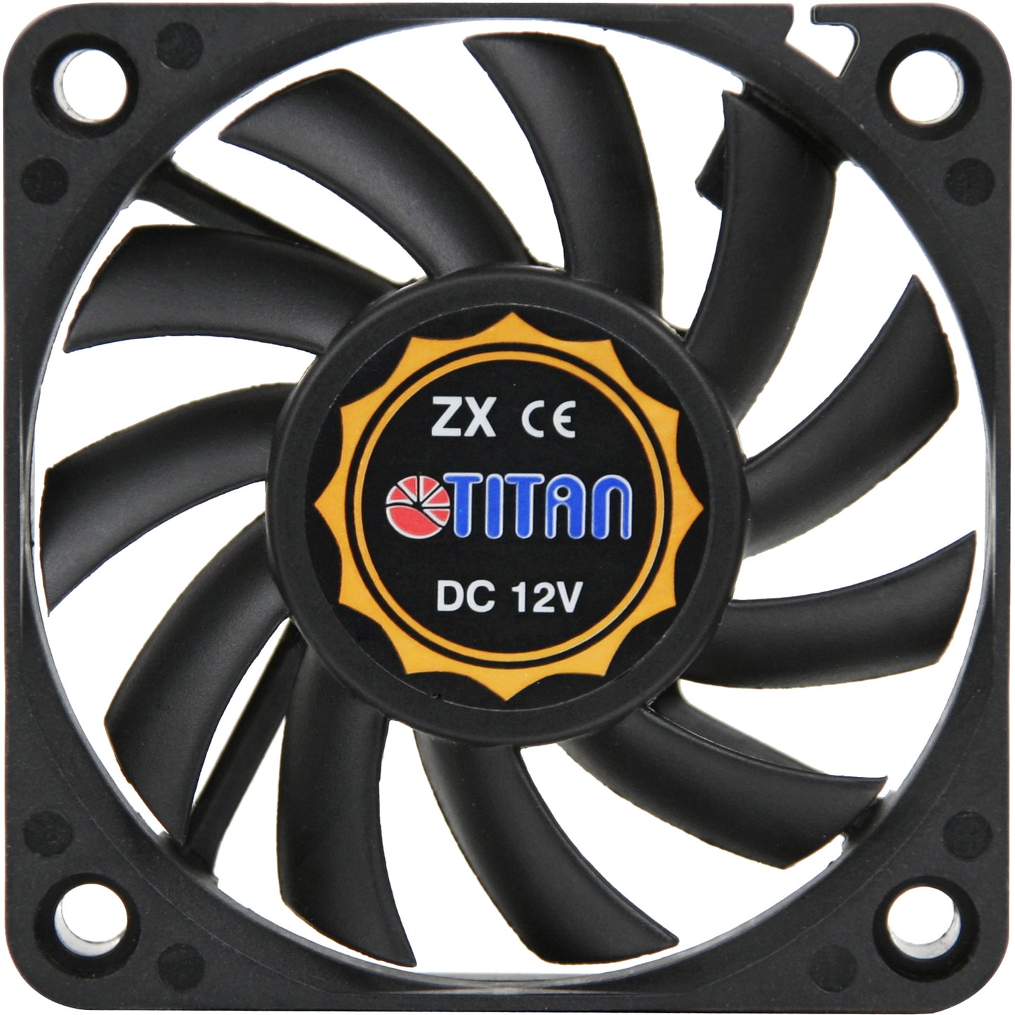 Frontansicht des 60mm Titan Lüfters