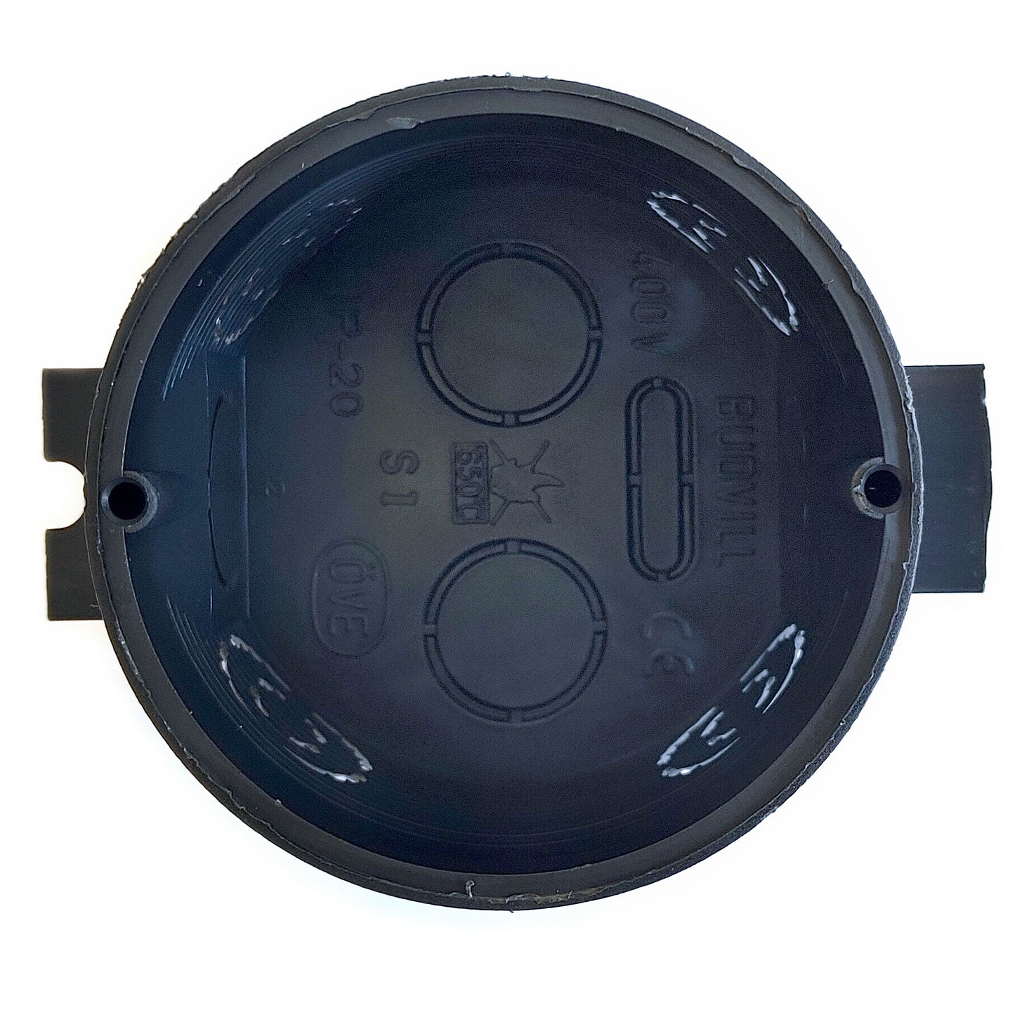 4x Schalterdosen 60x41mm Unterputzdosen Gerätedosen UP Hohlwanddosen Set Schwarz