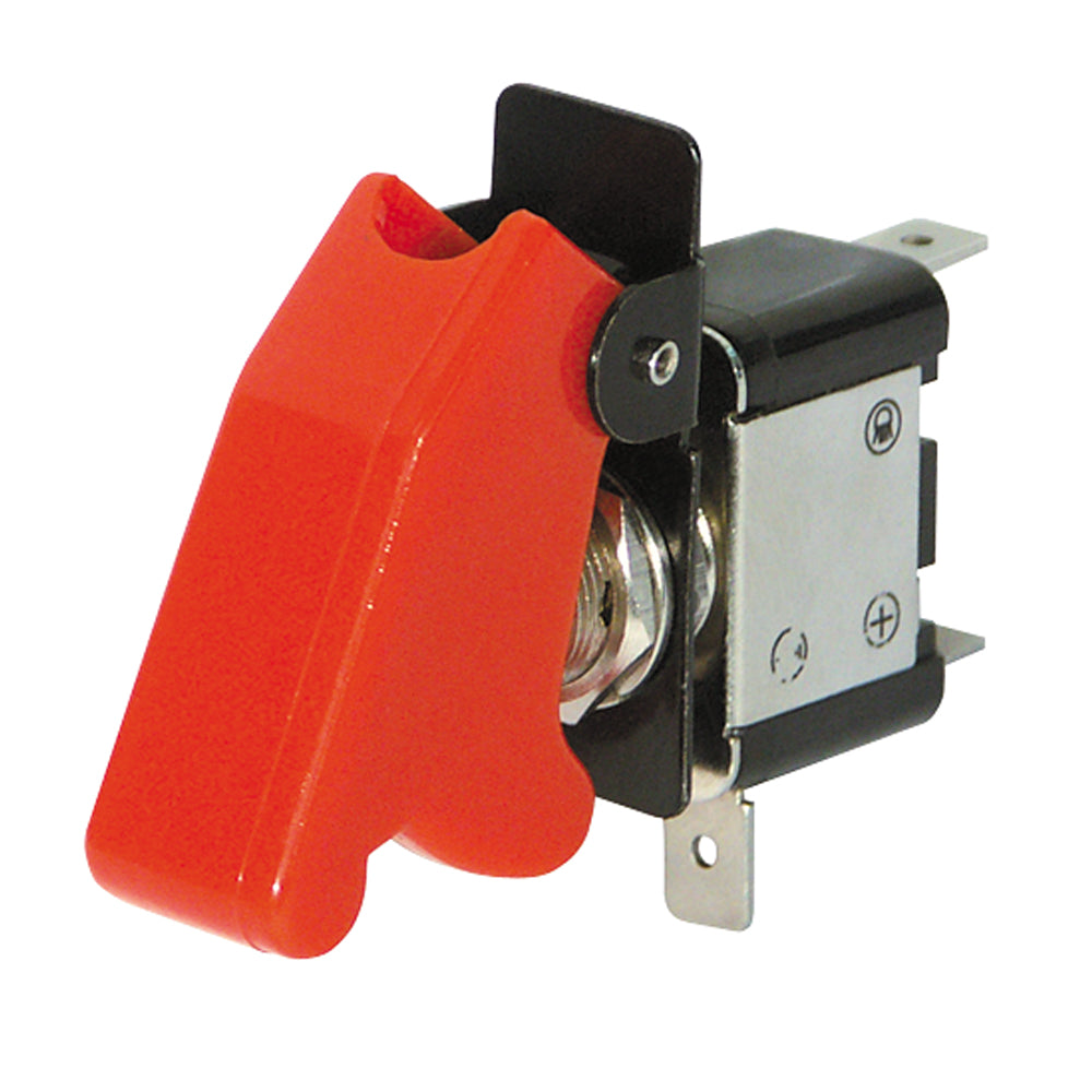 Kill Switch m. LED u. Schutzkappe Rot 2 Polig 12V 20A KFZ Kippschalter Schalter