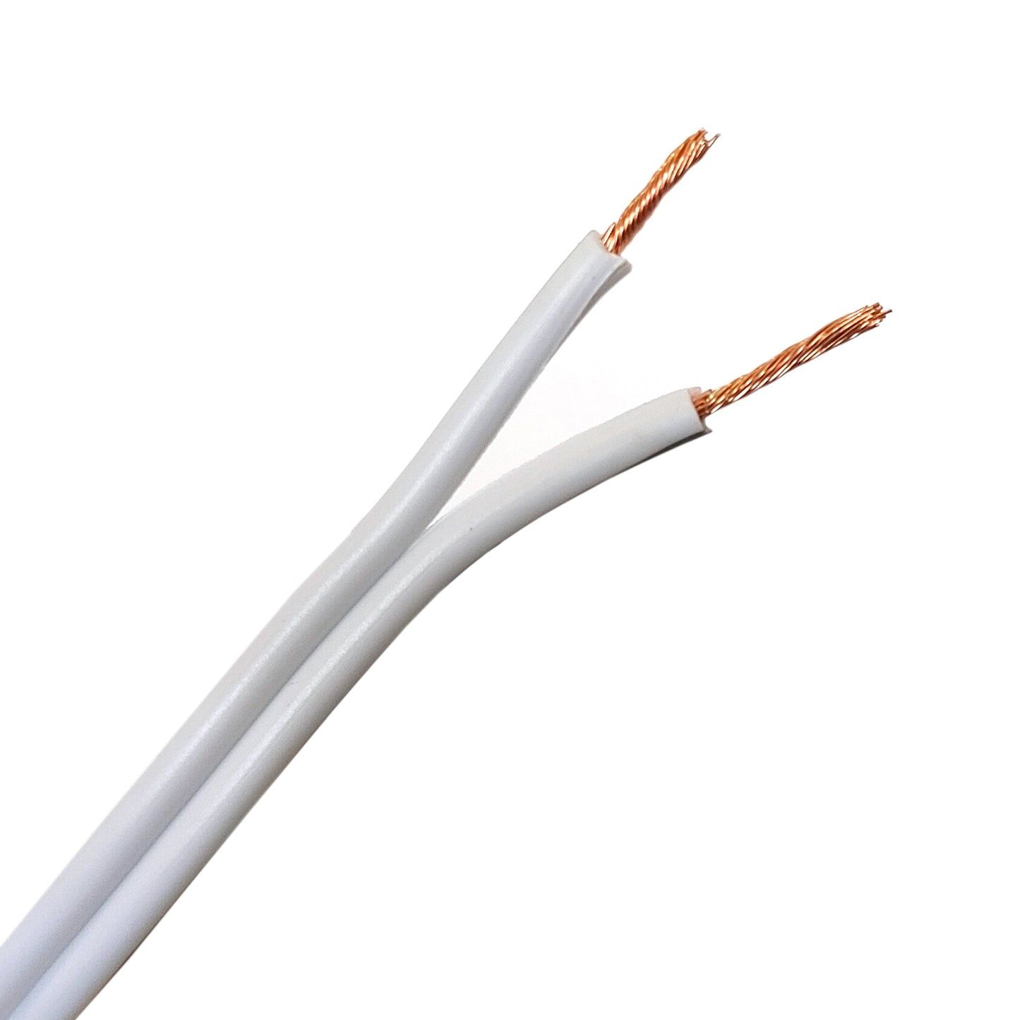 Lautsprecherkabel 100m Weiß 0,75 mm² Kupfer Audiokabel PA Boxenkabel 100 Meter