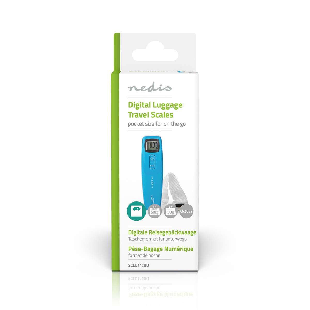 Digitale Gepäckwaage bis 50Kg Tara Kofferwaage Hängewaage Handwaage Reisewaage