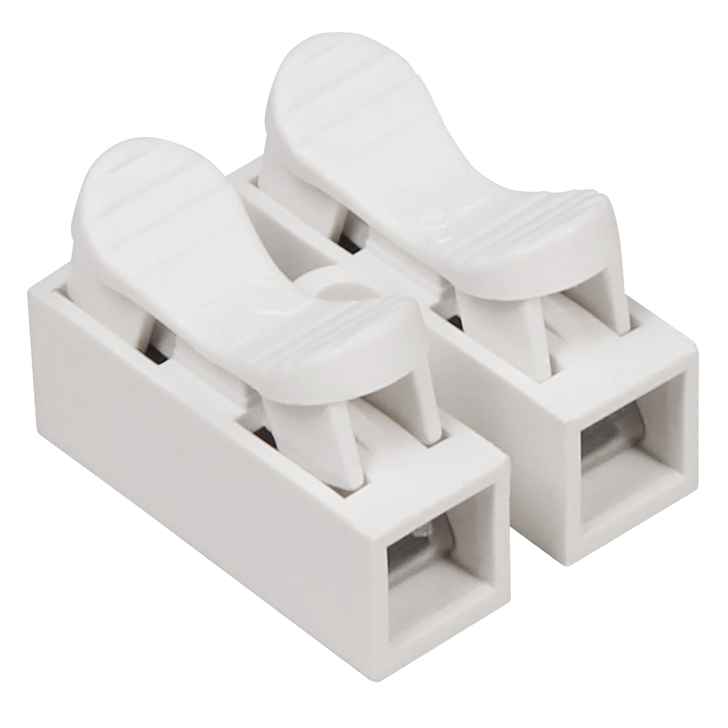 10x Lüsterklemmen mit Hebel 2-Polig Verbindungklemme Hebelklemme Kabelklemme