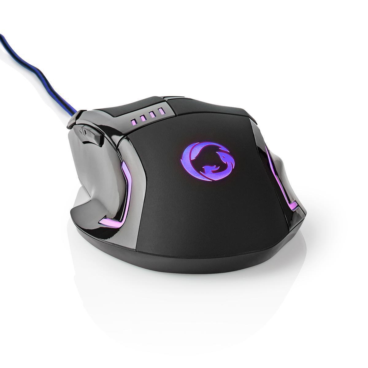 Gaming Maus Optische USB Gamer Mouse 4000DPI Beleuchtet 8 Tasten LED PC Computer