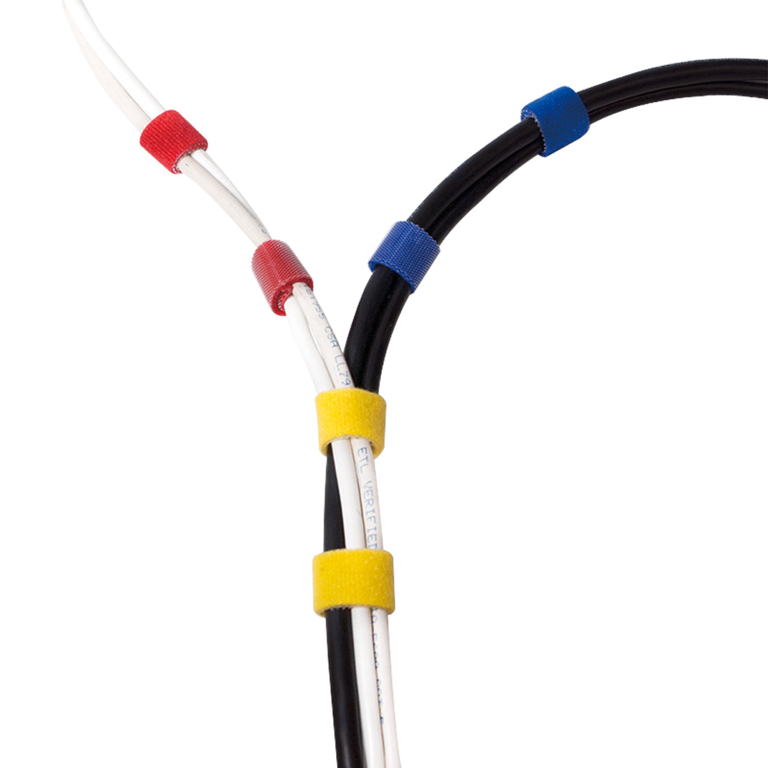 Klettband 4m x 16mm Klett-Kabelbinder Wiederverwendbar Klettverschluss Farbig