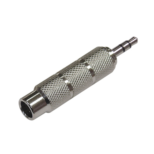 Audio Adapter Klinke 3,5mm Stecker zu 6,3mm Buchse Stereo Metall Kupplung AUX