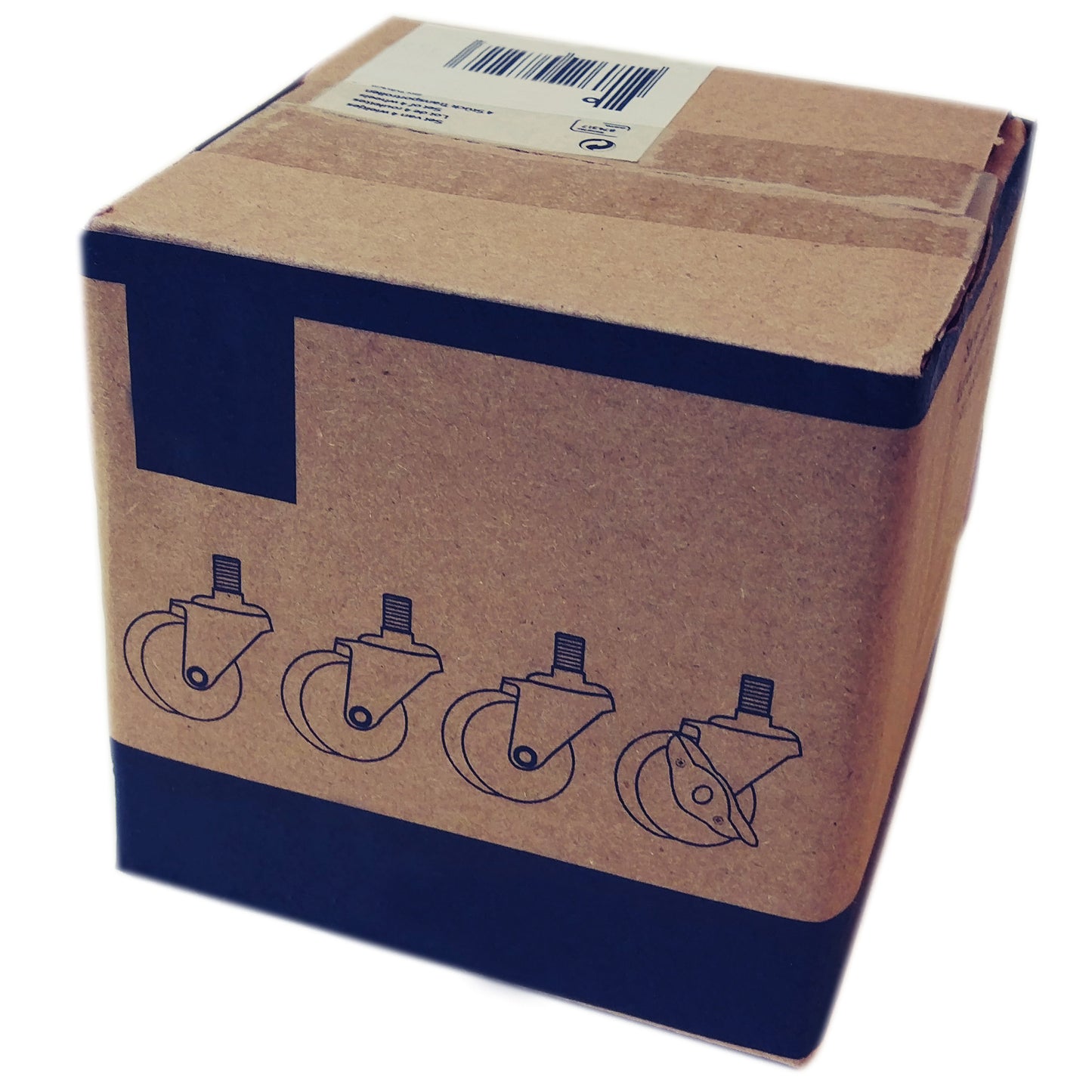 4x Transportrollen Rollen Set Lenkrolle Möbelrolle Bremse Gewindestift Laufrolle