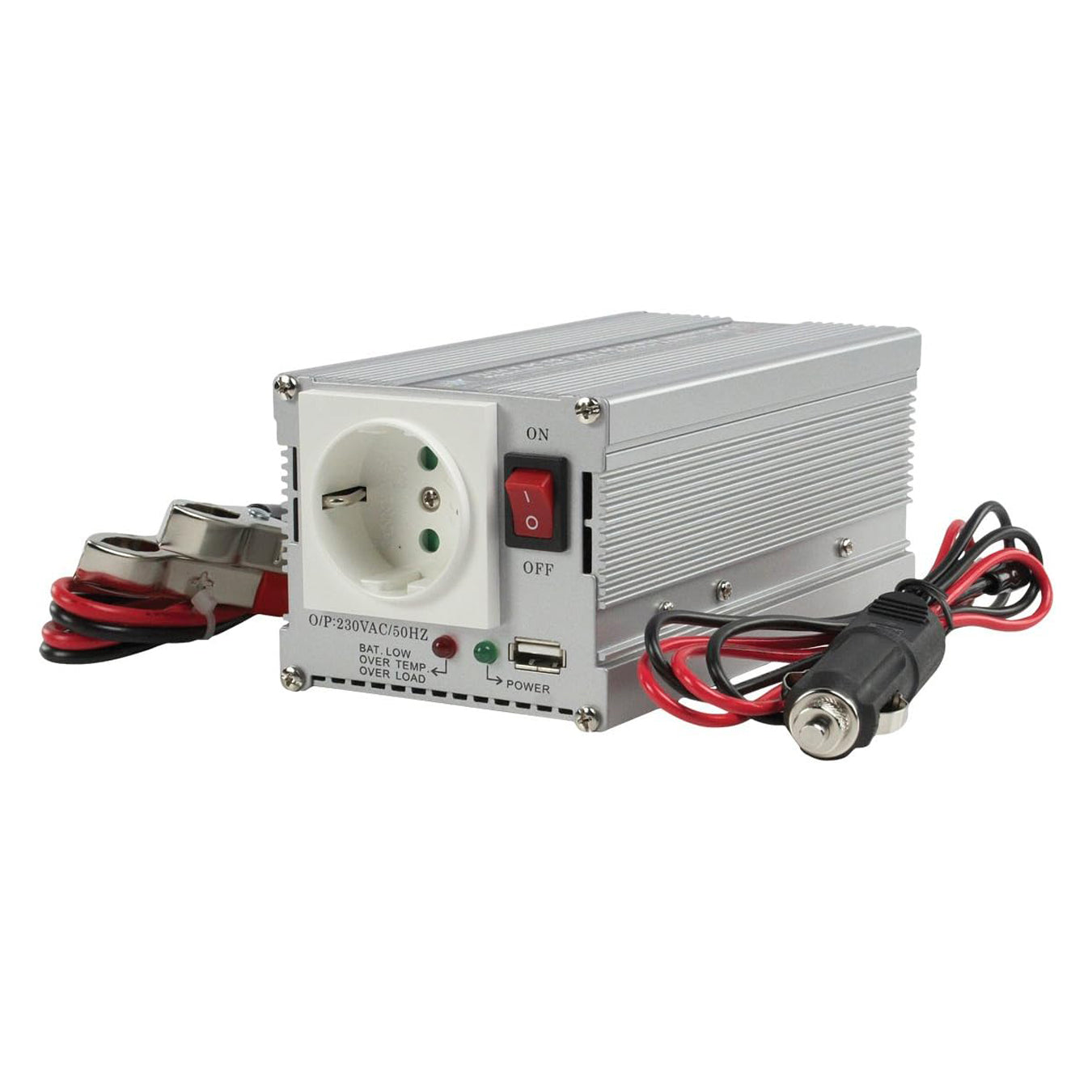 KFZ Wechselrichter HQ 300W 12V zu 230V USB Power Inverter Boot Stromversorgung