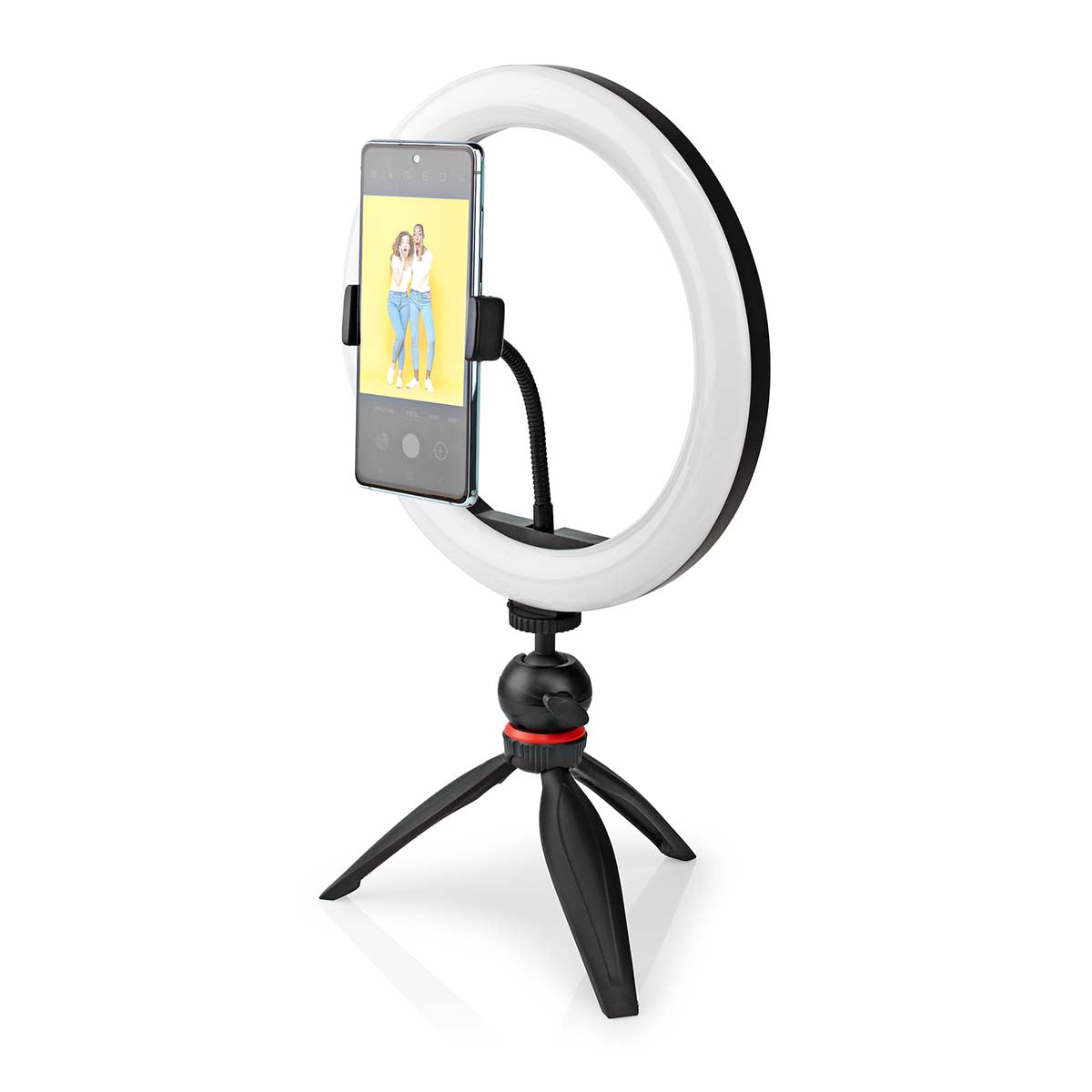 Ringlicht + Tischstativ LED Ringleuchte Fotolicht Studiolicht Lampe Selfie Handy
