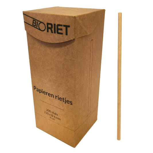 2600 Stück Trinkhalme 21cm Cocktailhalme Papier Party Strohhalme Bioriet