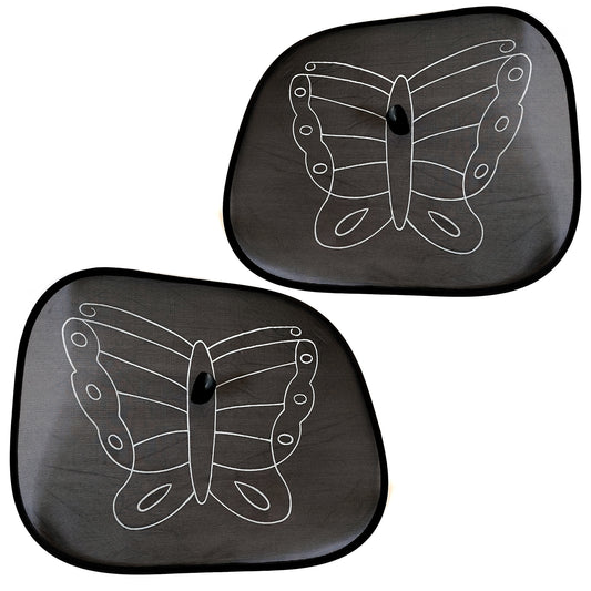 2x Auto Sonnenschutz Universal Sonnenblende Seitenscheibe Baby UV Schutz Tönung