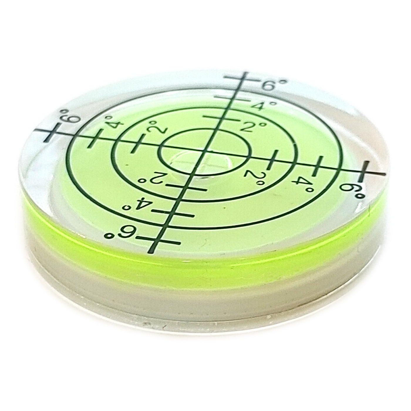 3x Wasserwaage 32 x 7 mm Grün Libellen Dosenlibellen runde Präzisions Mini Waage