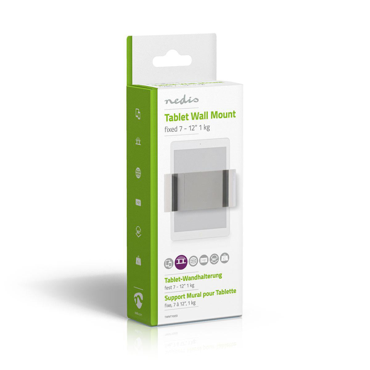 Tablet Wandhalterung 7-12 Zoll Klemmfunktion 360 Grad drehbar Halter Ständer