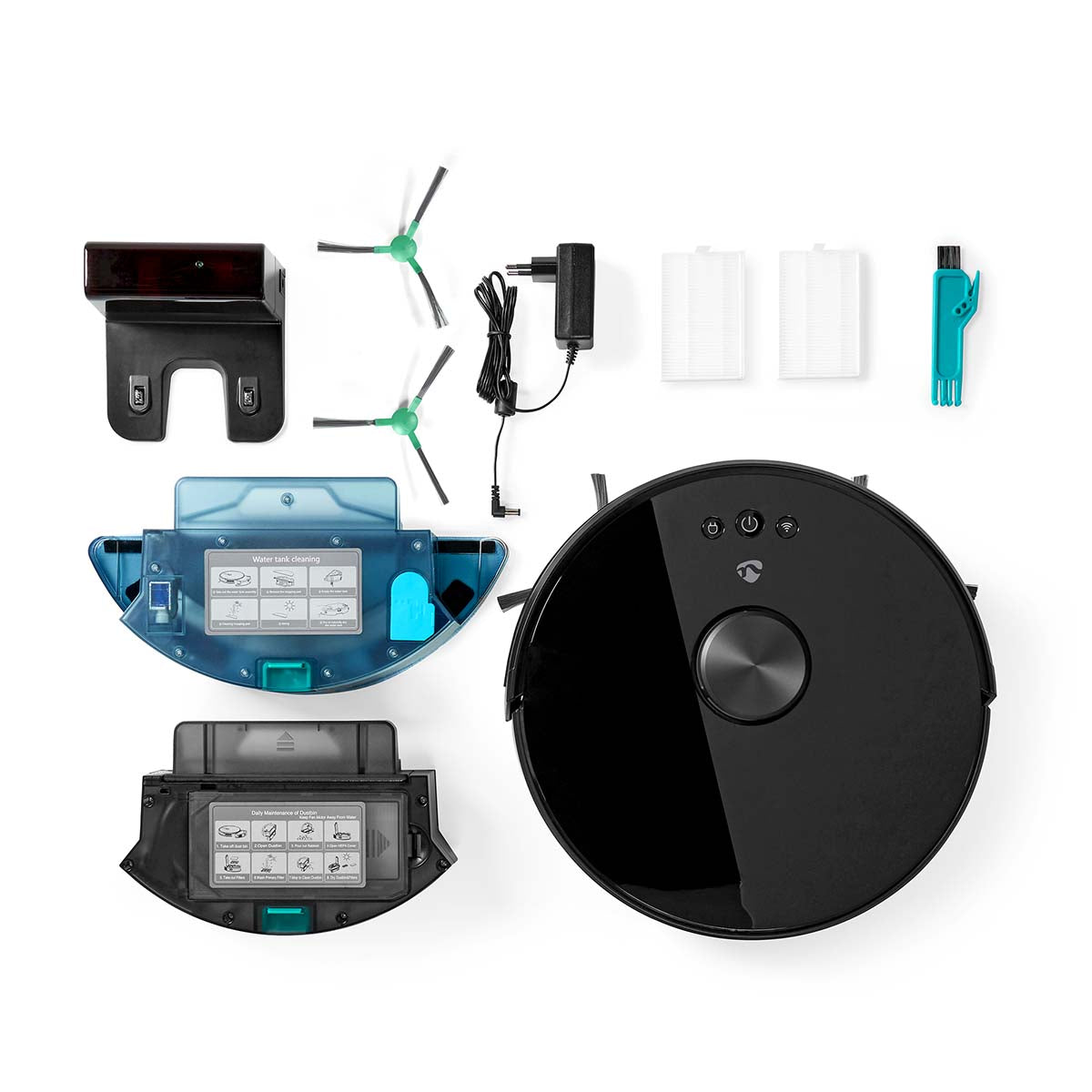 Roboter-Staubsauger Lasernavigation Wi-Fi Wischfunktion Saugroboter WLAN Smart