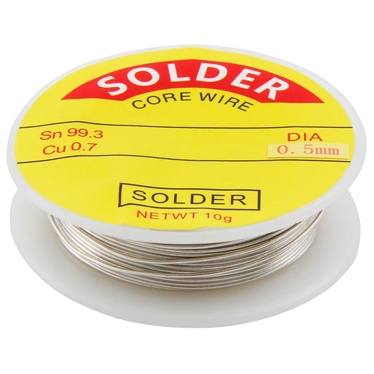10g Lötzinn Rolle 0,5mm Lödraht bleifrei Sn99,3 Cu0,7 Zinn Kupfer Löten