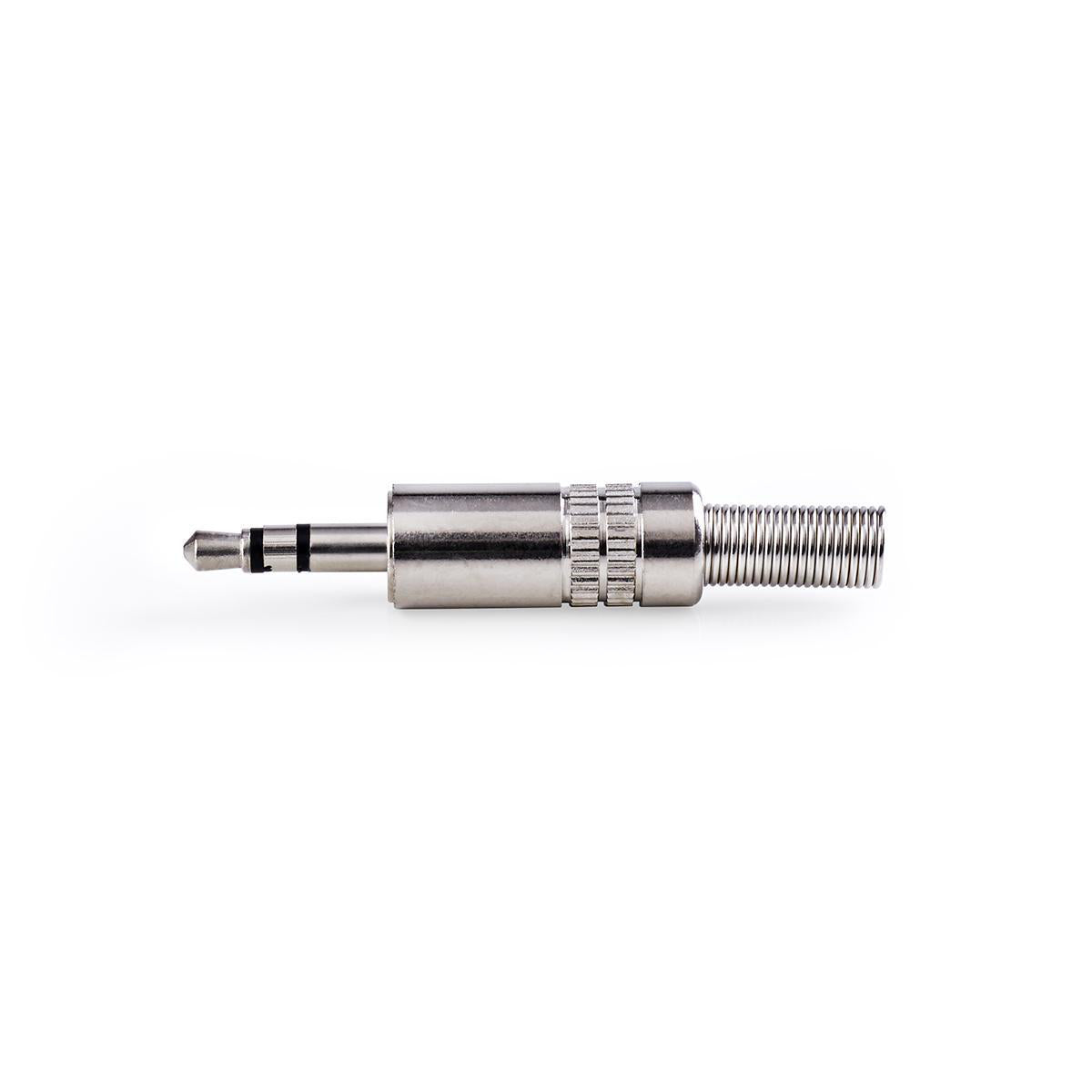 4x Klinkenstecker 3,5mm Stereo Metall Silber Klinke Audio Stecker Löten 4 Stück