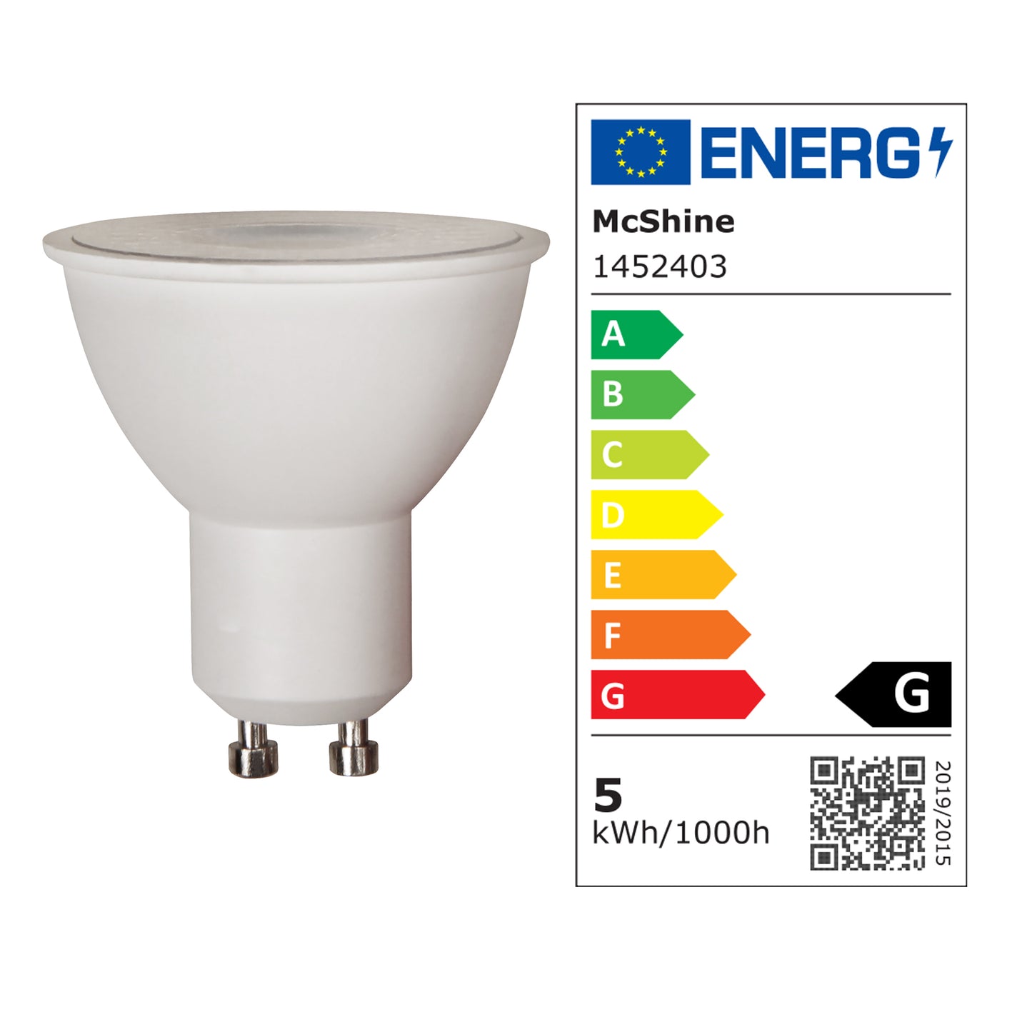 10x LED Leuchtmittel GU10 5W Spot Warmweiß Set Leuchte Strahler Reflektorlampe