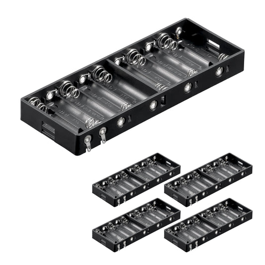 4x Batteriehalter für 10x AA Mignon Batterien Akkuhalter Batteriegehäuse LR6 HR6
