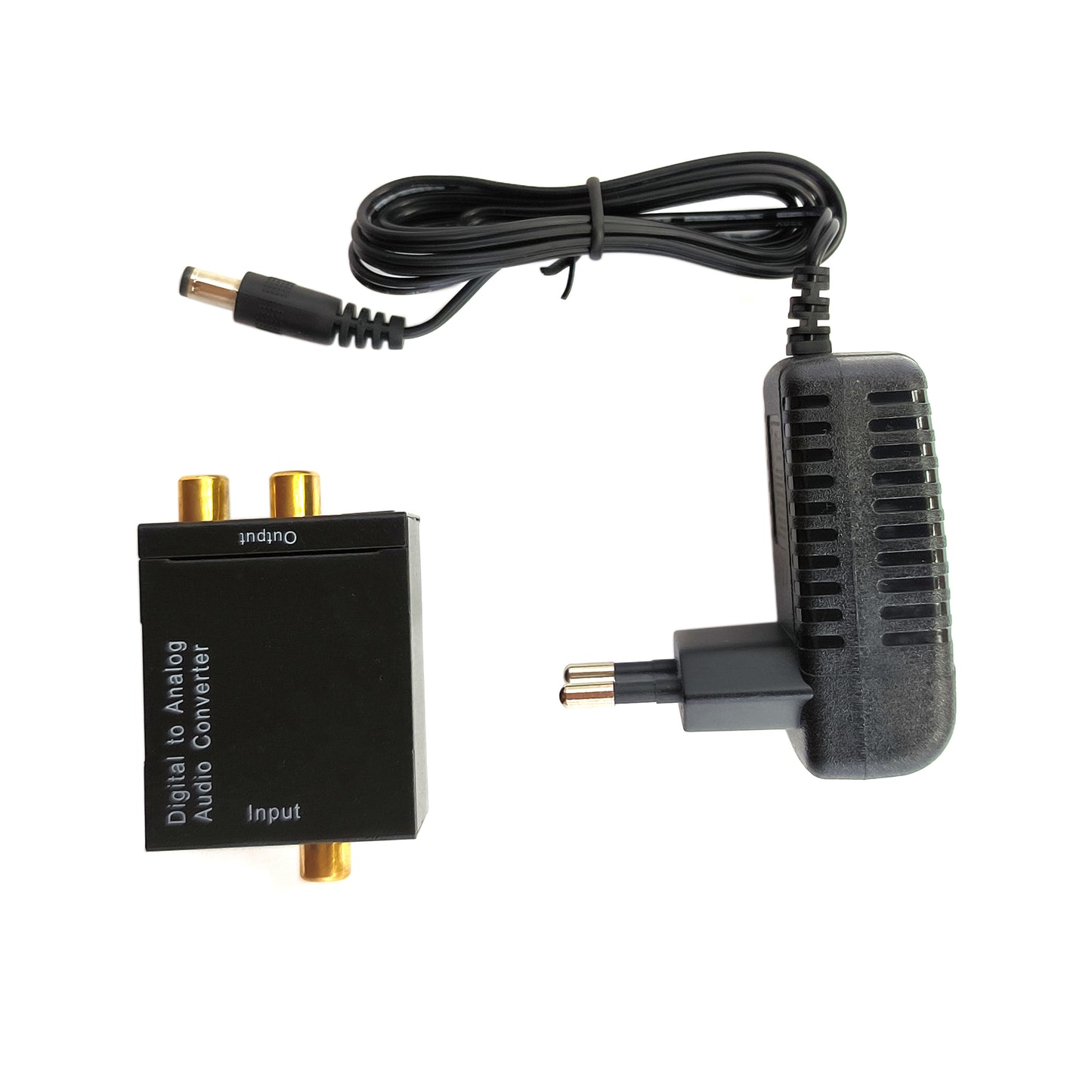 Audio-Konverter Digital zu Analog Metall Toslink Cinch Signalwandler S/PDIF-komp