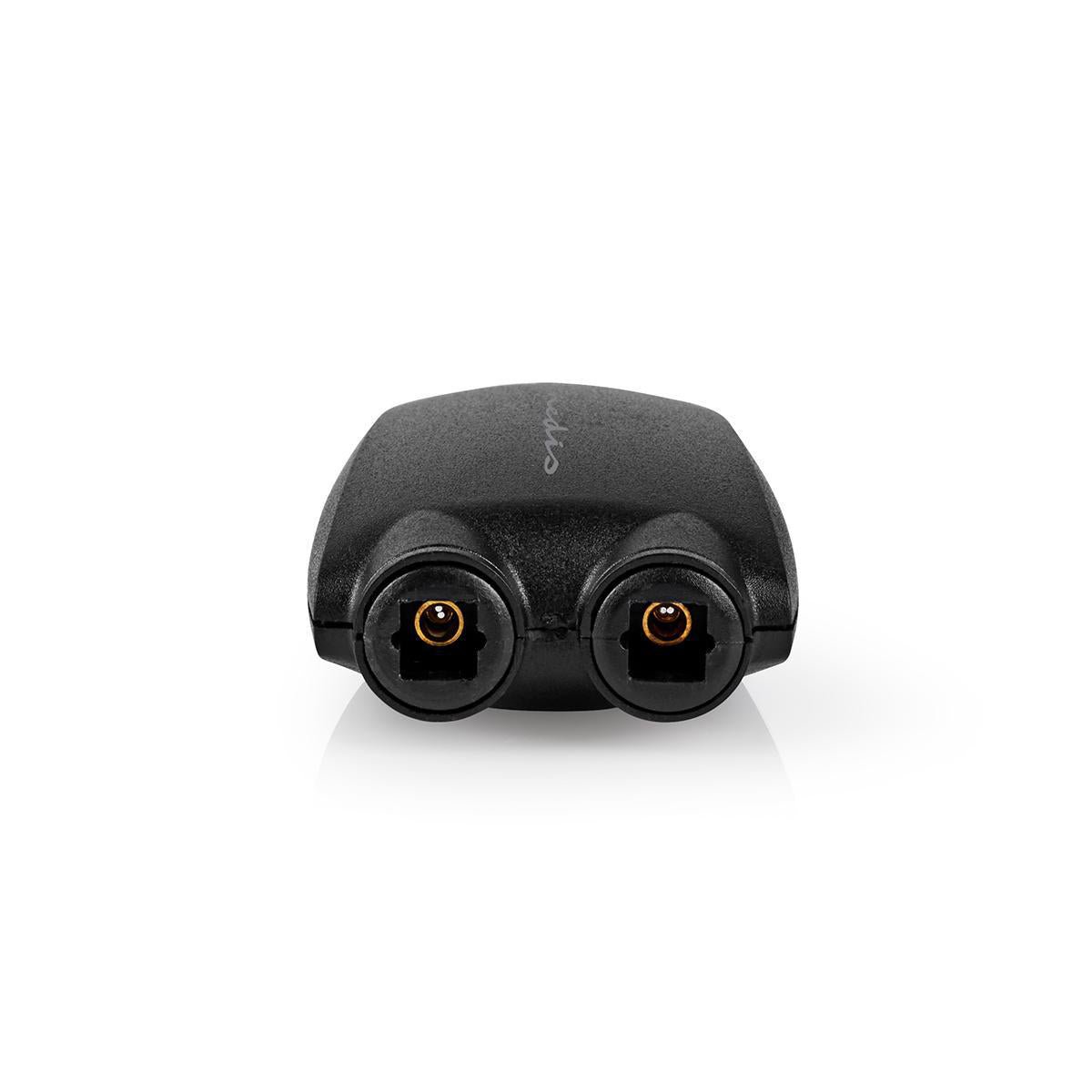 Toslink Audio Y-Adapter Splitter 2-Fach Verteiler Weiche Kupplung SPDIF Buchse