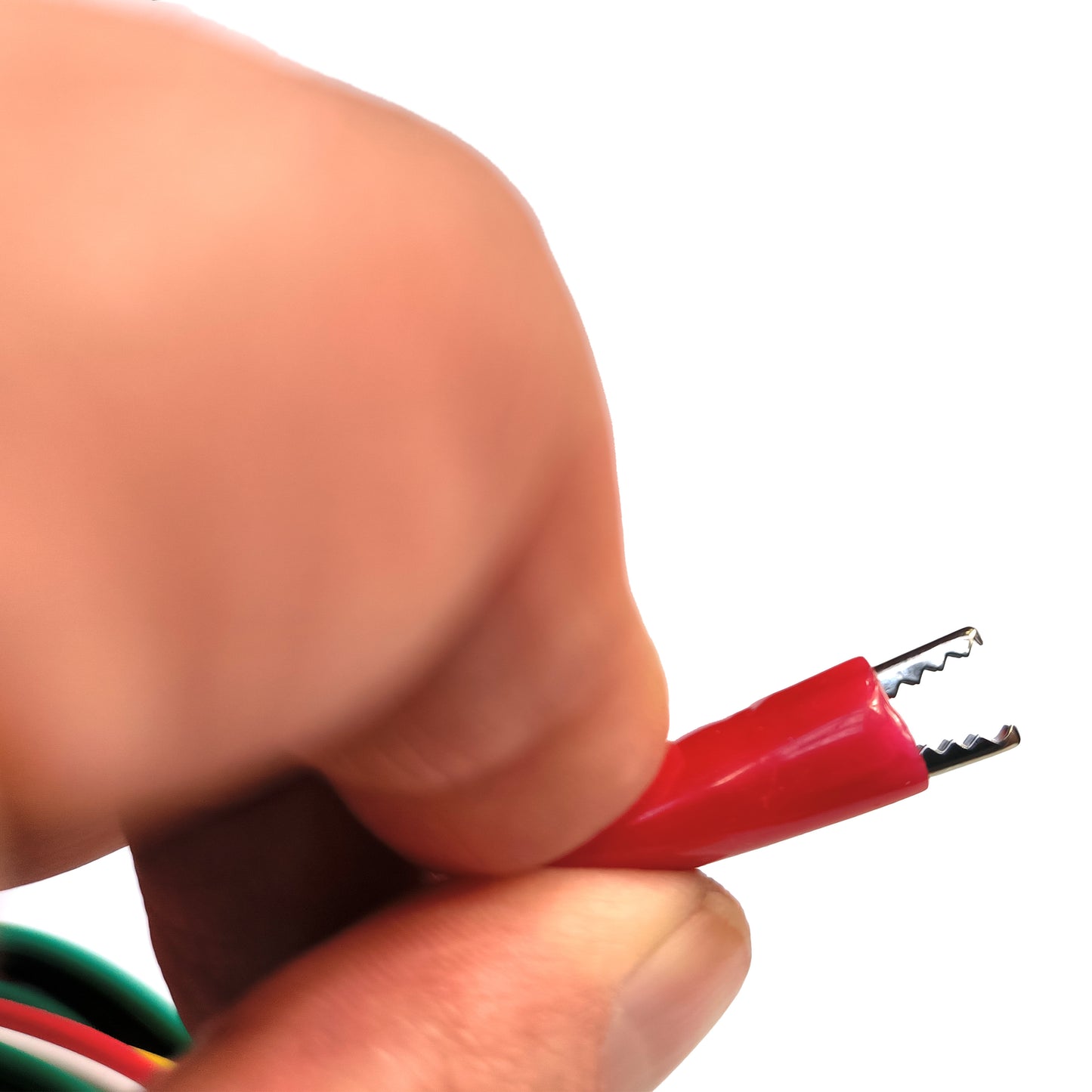 Krokodilklemmen Satz 10xKabel isoliert Farbig Schnellverbinder Set Prüfklemmen