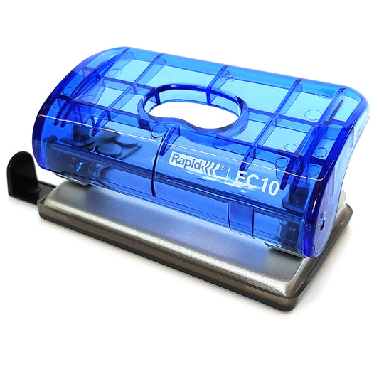 Papierlocher Rapid X-Ray EC10 Blatt Stanzlocher Bürolocher Locher Marine Blau