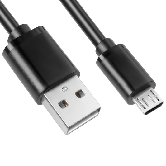 Micro USB Ladekabel Datenkabel 96cm Schwarz Mikro Handy Tablet Smartphone Kabel