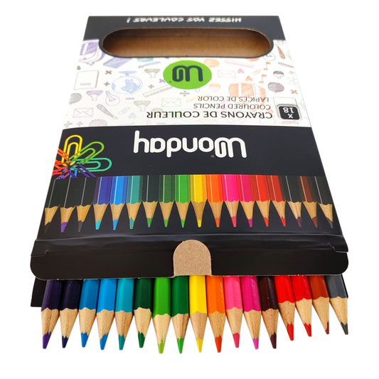 Buntstifte Set 18-Stk. Malstifte Farbstifte Skizzierstifte Farben Zeichenstifte