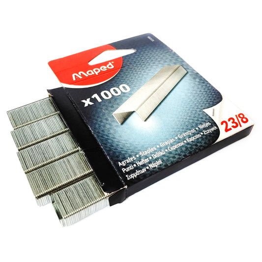 Heftklammern 23/8mm 1000 Stück Tackerklammern Büro Tacker Heftgerät Klammern