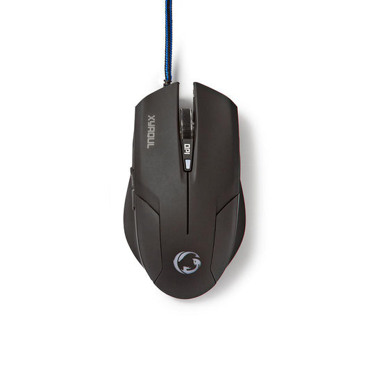 Optische Gamer Maus 1600dpi USB 6-Tasten LED Gaming Mouse PC Computer e-Sport