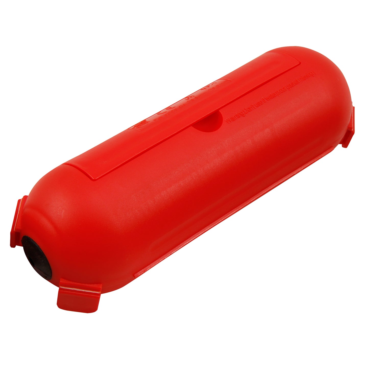 2x Kabel-Schutzbox Wetterfest Rot Regen Schnee Sicherheitsbox Schuko-Kabel Box