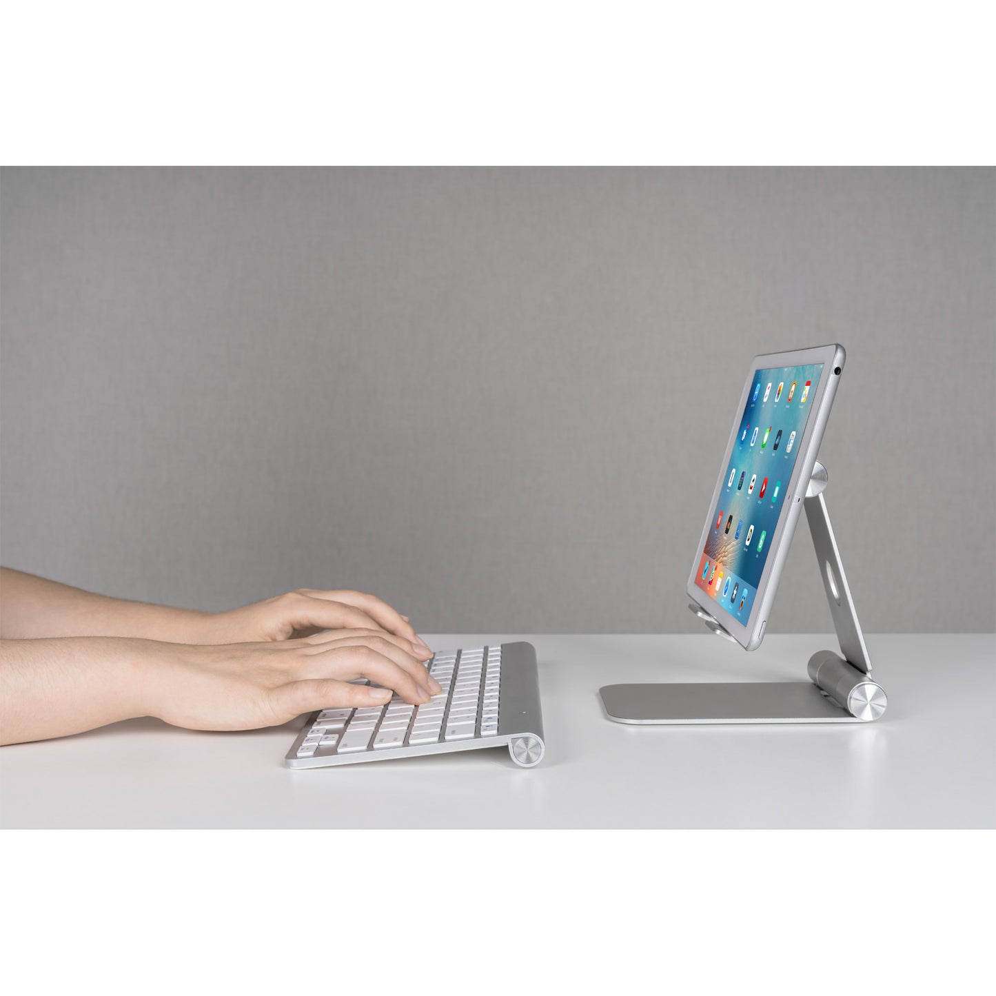 Aluminium Tablethalter Design Tabletständer Flach Metall Halterung Tablet Handy